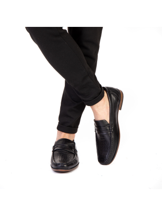 Ανδρικά Παπούτσια, Ανδρικά παπούτσια Lister μαύρα - Kalapod.gr